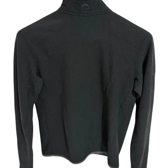 Marmot Fleece Mens Jacket Coat Size Medium Black Full Zip - Picture 6 of 6